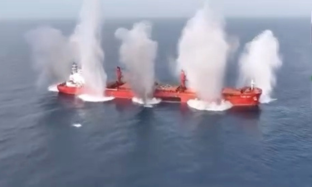 Houthi Rebels Release Shocking Footage of Deadly Cargo Ship Attack in the Red Sea